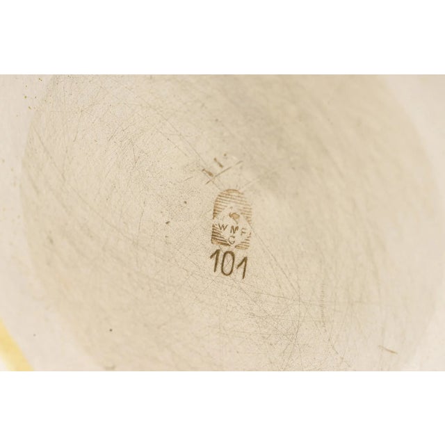 Metal Art Deco Vase from WMF, Vienna, 1920s For Sale - Image 7 of 8