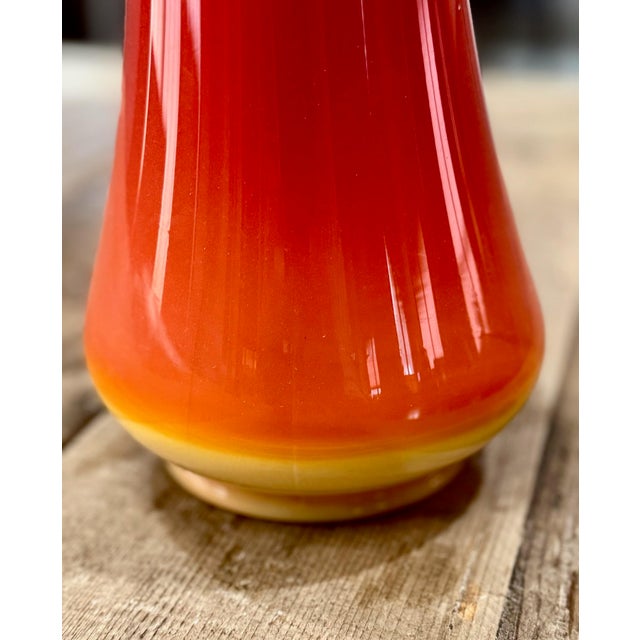 Mid-Century Modern Vintage Le Smith Bittersweet Smoothie Swung Vase - Mid Century Modern - 17"h For Sale - Image 3 of 8