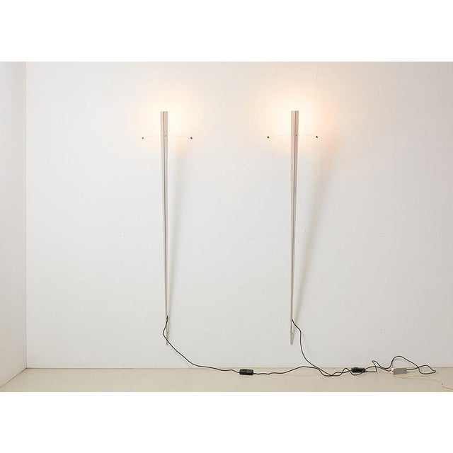 Postmodern Torchere Wall Lights by Gilles Derain for Lumen Center, 1990s, Set of 2 For Sale - Image 3 of 9