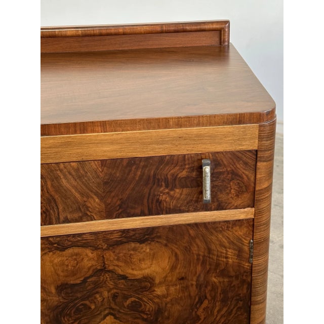1940s Art Deco Compact Buffett Credenza For Sale In Los Angeles - Image 6 of 12