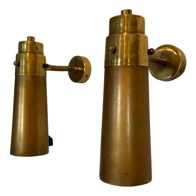 French Wall Lamps, 1949, Set of 2 For Sale