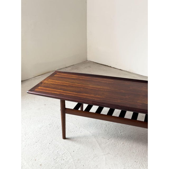 Danish Rosewood Coffee Table attributed to Svend Aage Eriksen for Glostrup, 1960s For Sale - Image 13 of 18