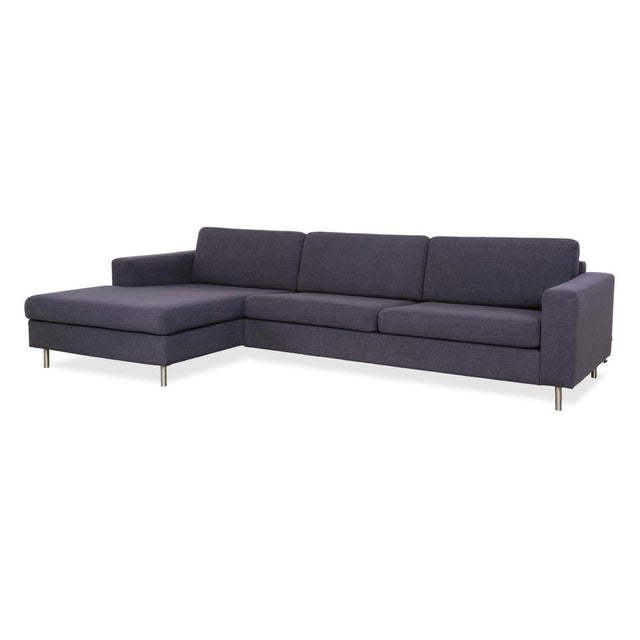 Scandinavian Fabric Corner Sofa in Grey Blue from Bolia For Sale - Image 15 of 15
