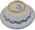 Early 20th Century Moroccan Judaica Blue Ceramic Bowl For Sale - Image 10 of 10
