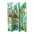 Vintage Eglomise Hand Painted Mirrored Screen For Sale