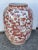 Pair of Red and White Chinese Porcelain Vases With Dragons For Sale - Image 4 of 6