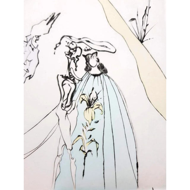 Early 21st Century Salvador Dali - The Sacred Love of Gala - Original Signed Engraving 1974 For Sale - Image 5 of 9