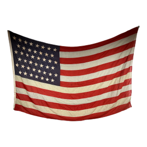 Antique 45 Star American Flag From the Spanish American War Era 9’9 X 6