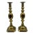Antique English Brass "Ace of Diamonds" Diamond Jubilee Candlesticks, Pair, C. 1887 For Sale