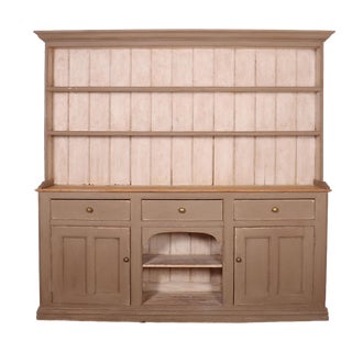 Large Country House Dresser in Pine For Sale
