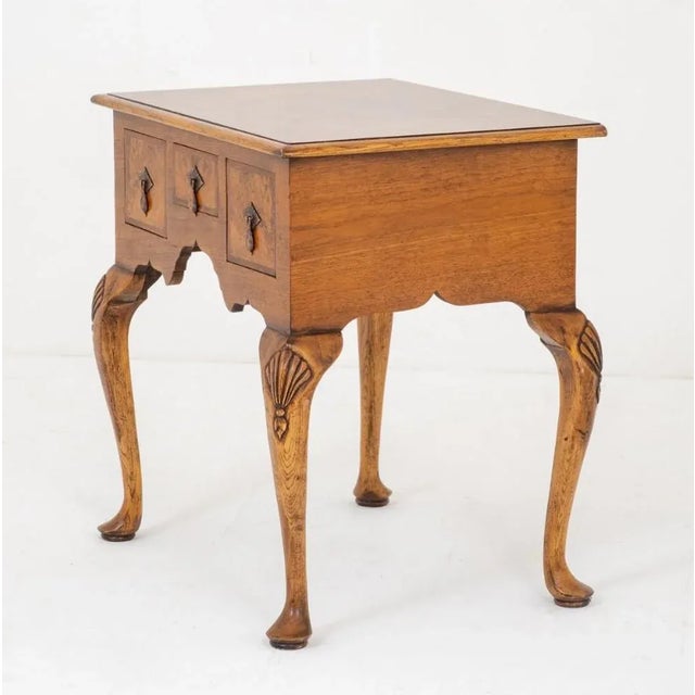 Wood Queen Anne Walnut Console Table, 1920s For Sale - Image 7 of 10
