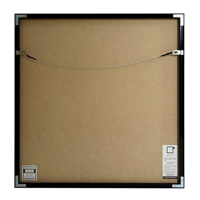 Blue Victor Vasarely, Framed Serigraph, Printed by Editions Du Griffon, 1972 For Sale - Image 8 of 9