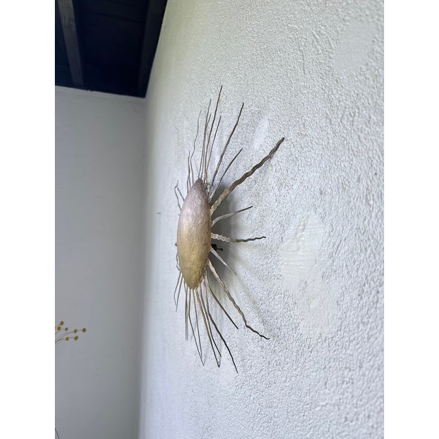 Sun Wall Sconce, 1950s For Sale - Image 18 of 18