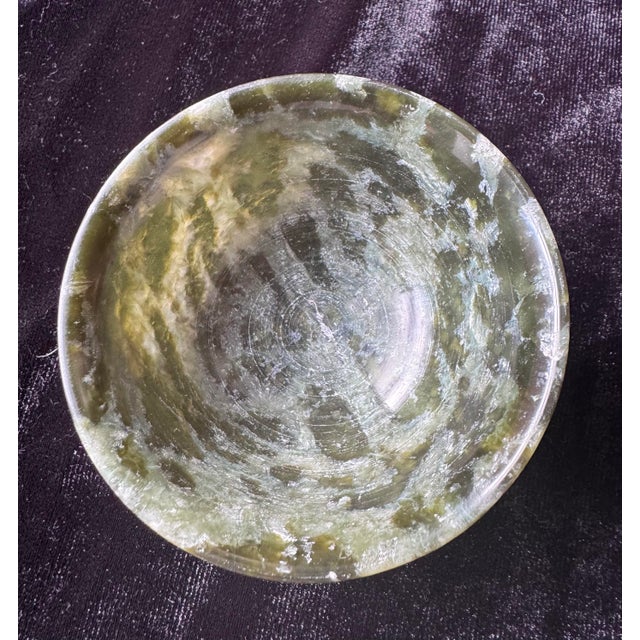 Trio of 20th Century Chinese Carved Serpentine Nesting Bowls - Set of 3 For Sale - Image 9 of 12