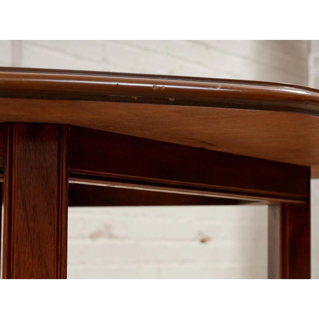 Mid 20th Century Burlwood Dining Table For Sale - Image 11 of 12