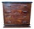 Art Deco Chest of Drawers in Burl Walnut Veneer and Marble Top, 1930s For Sale