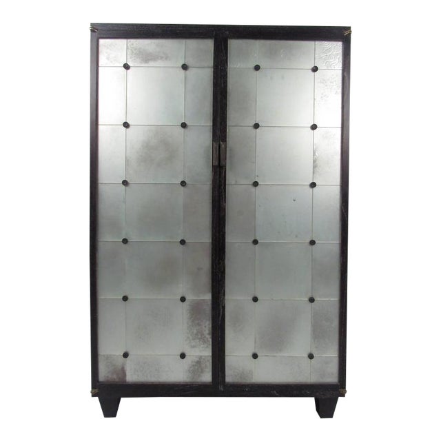 Industrial Modern Two Door Living Room Storage Cabinet Chairish