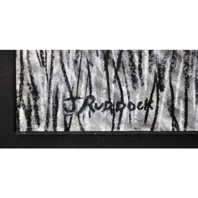 Julian Ruddock, The Thief, Pastel on Paper, 1980s, Pastel For Sale - Image 3 of 18