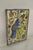 Antique Persian Iznik Qajar Style Ceramic Pottery Tile Man and Woman Embrace C1 For Sale - Image 11 of 11