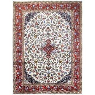 Middle Eastern Hand-Knotted Rug For Sale
