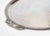 1970s Large Vintage Silver-Plated Oval Serving Tray with Ornate Handles from Christofle, 1970s For Sale - Image 5 of 9