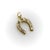 This sweet little 14k gold horseshoe pendant has a lot of charm. On the front is delicate hand-engraved workmanship with...