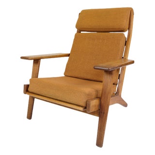 Armchair Model GE290A in Oak by Hans J. Wegner for Getama, 1960s For Sale