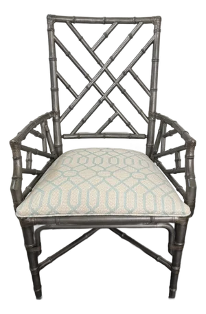Chinese Chippendale Lian Arm Chair by Ethan Allen