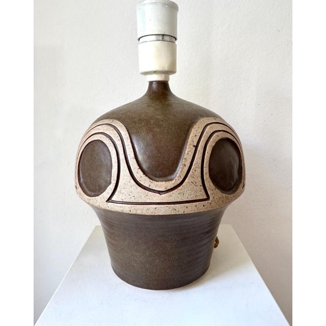 Ceramic Stoneware Table Lamp by Marianne Starck for Michael Andersen Bornholm, Denmark, 1960s For Sale - Image 7 of 7