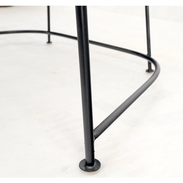 Salterini Atr. Wrought Iron Wrap Around Vanity Dressing Table Glass Shelves For Sale - Image 9 of 12