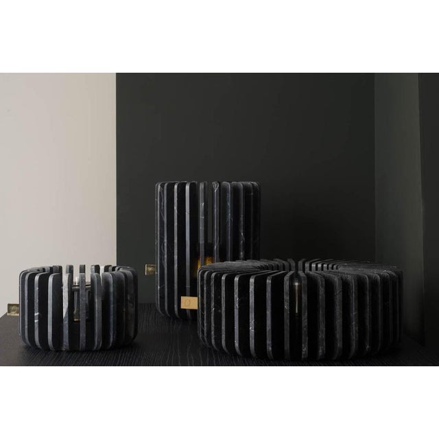 St Laurent Orion Candleholder Set by Dan Yeffet, Set of 3 For Sale - Image 15 of 18