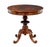 19th century carved flame mahogany center table circa 1890. fine quality table with multiple uses around the home. oval...