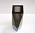 1960s Geometric Faceted Uranium Sommerso Murano Glass Vase, Italy 1960s For Sale - Image 5 of 18