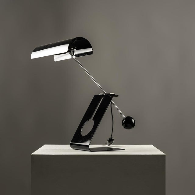 Italian Table Lamp Picchio attributed to Mauro Martini, 1970s For Sale - Image 4 of 11