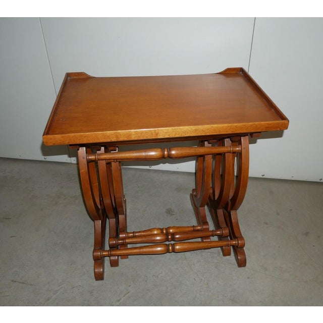 Vintage Nesting Tables, 1980s, Set of 3 For Sale - Image 8 of 16