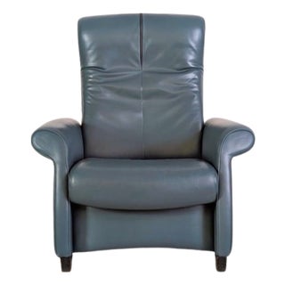 DS 50 Armchair in Dark Green Leather from de Sede, 1990s-2000s For Sale