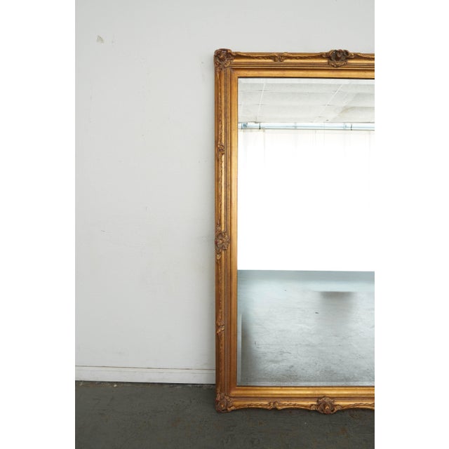 Gold Vintage De La Torre Bros. Louis XV Style Giltwood Wall Mirror For Sale - Image 8 of 16