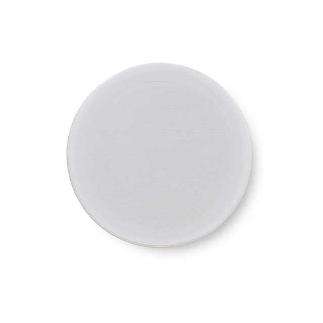 French Provincial Round Country White Painted End Table For Sale - Image 3 of 4