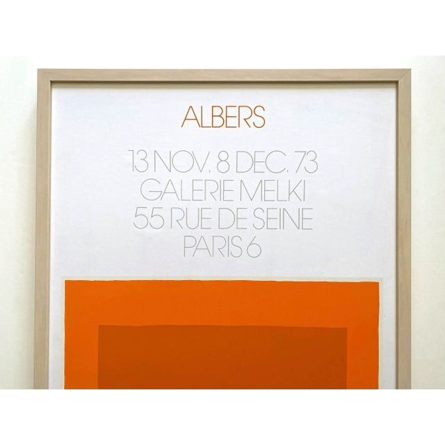 Josef Albers Vintage 1973 Modernist Fine Art Silkscreen