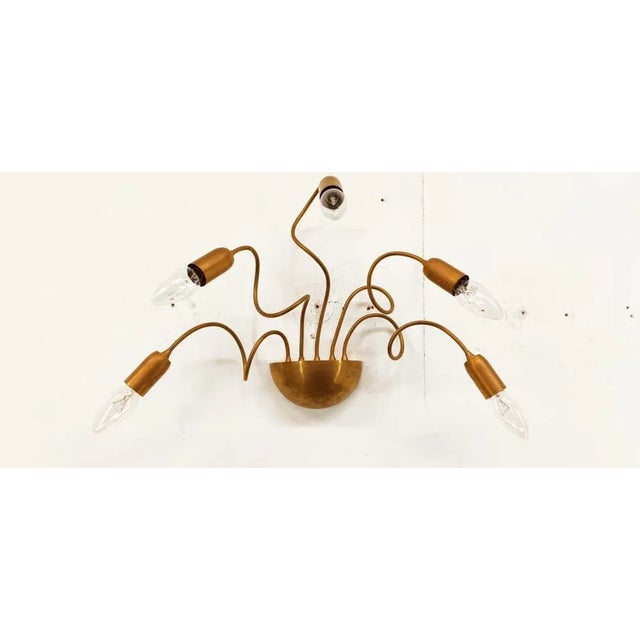 Adjustable Wall Light in Brass For Sale - Image 9 of 11
