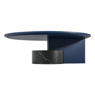 Low Sengu Table in Marble & Wood by Patricia Urquiola for Cassina, Italy For Sale