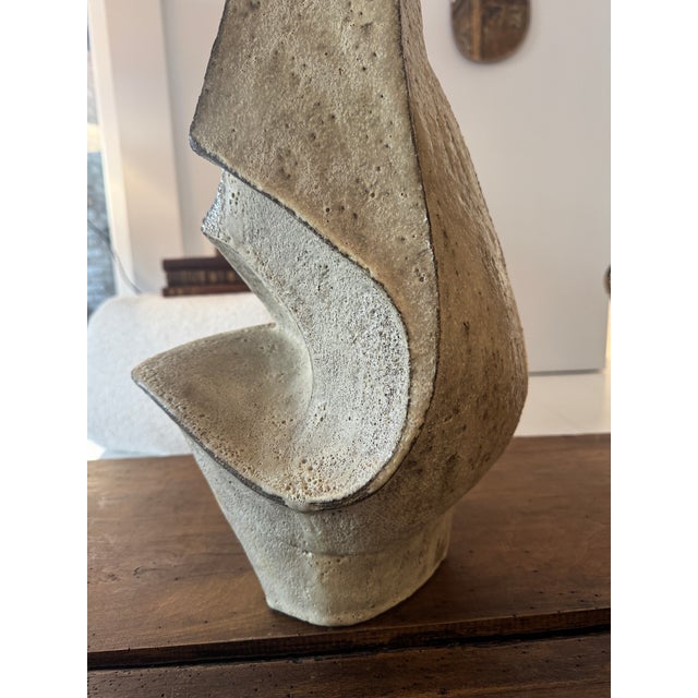 Off-white Mid 20th Century Vintage French Ceramic Sculpture For Sale - Image 8 of 12