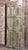 1920s Vintage Carved Wood Single Door in Rustic Blue | Handcrafted Farmhouse Barn Door 80x32 For Sale - Image 5 of 5