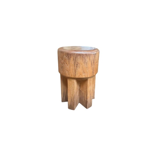 Crafted from solid teak wood, this side table showcases natural grain patterns and a warm, organic finish that makes each...