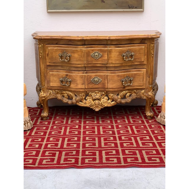 Rococo Baltic Style Louis XV Style Chest of Drawers For Sale - Image 3 of 13