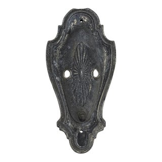Antique Neoclassical Sconce Plate Part for Double Arm For Sale