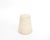 Mid-Century Modern Italian Pale Cream Solid Architectural Marble Cone Form For Sale - Image 3 of 10