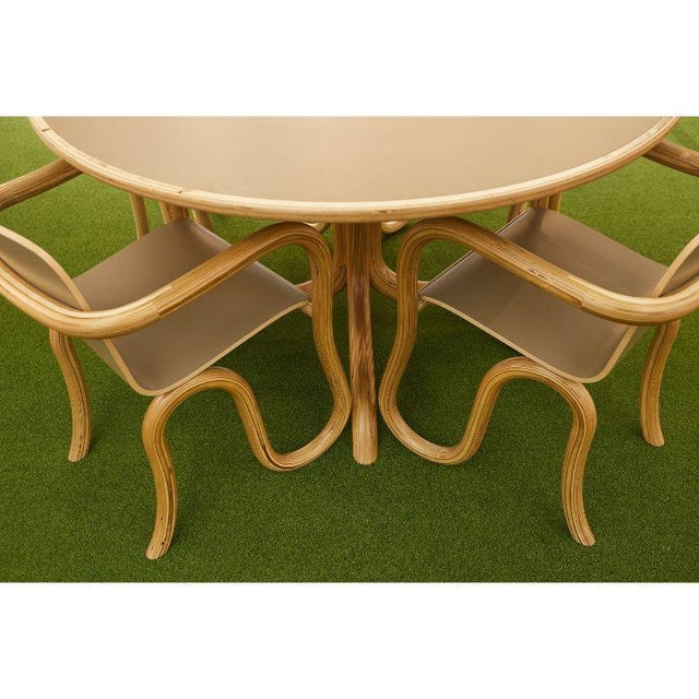 Wood Kolho Original Dining Table and Natural Chairs by Made by Choice, Set of 3 For Sale - Image 7 of 14