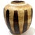 Tan 1970's Striped Stoneware Covered Storage Jar - Ken Edwards Montana Potter For Sale - Image 8 of 15