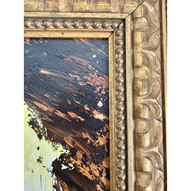 Vintage 1960s Mid-Century Flamenco Dancer Figurative Painting, Signed For Sale In Miami - Image 6 of 7